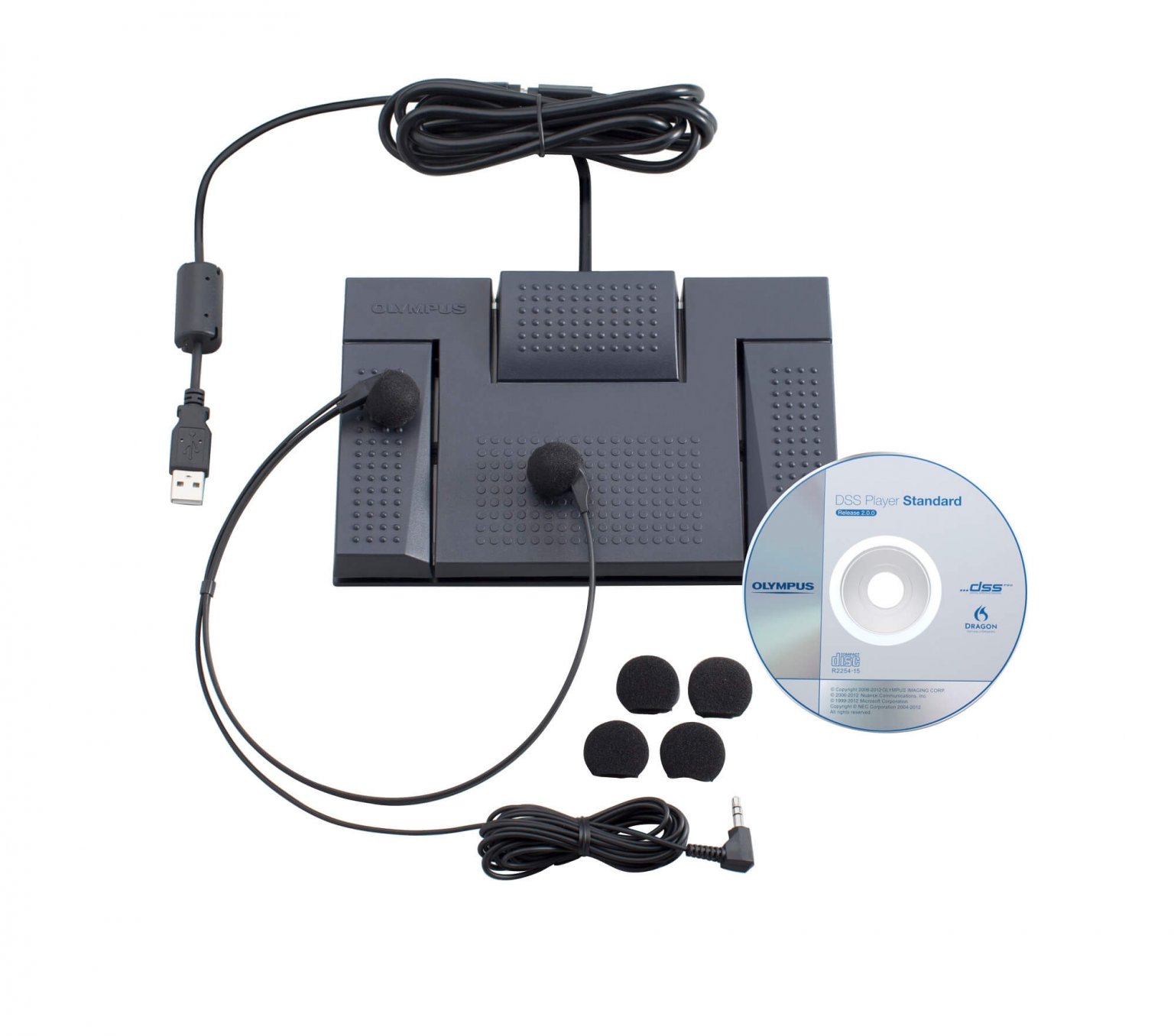 Olympus AS2400 Digital Transcription Kit Pacific Transcription