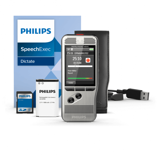 Philips Pocket Memo Voice Recorder DPM-6000