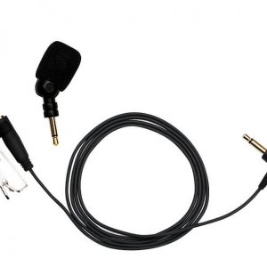 Photo of the Olympus ME-52W uni-directional noise-cancelling microphone | featured image for Olympus ME-52W Uni-Directional Noise-Cancelling Microphone.