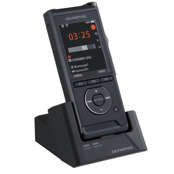 DS-9500 Olympus DS range of Dictaphones | featured image for CR-21 Docking Station.