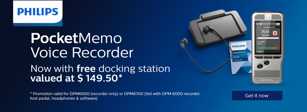 Philips Promotion: Free Docking station with DPM6000 and DPM6700