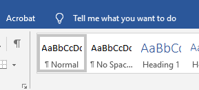 Microsoft Word Search Box