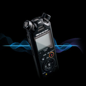 Photo of a dictation and transcription device | Featured Image for Olympus Premium Dictation and Transcription Bundle Product Page by Pacific Transcription.